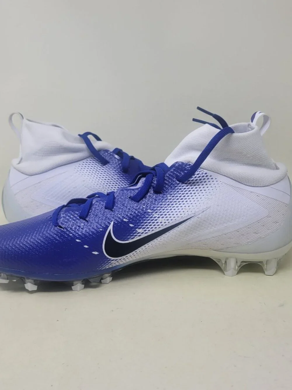 Nike Vapor Untouchable Pro 3 Football Cleats AO3021-145 Royal Blue White Size 15